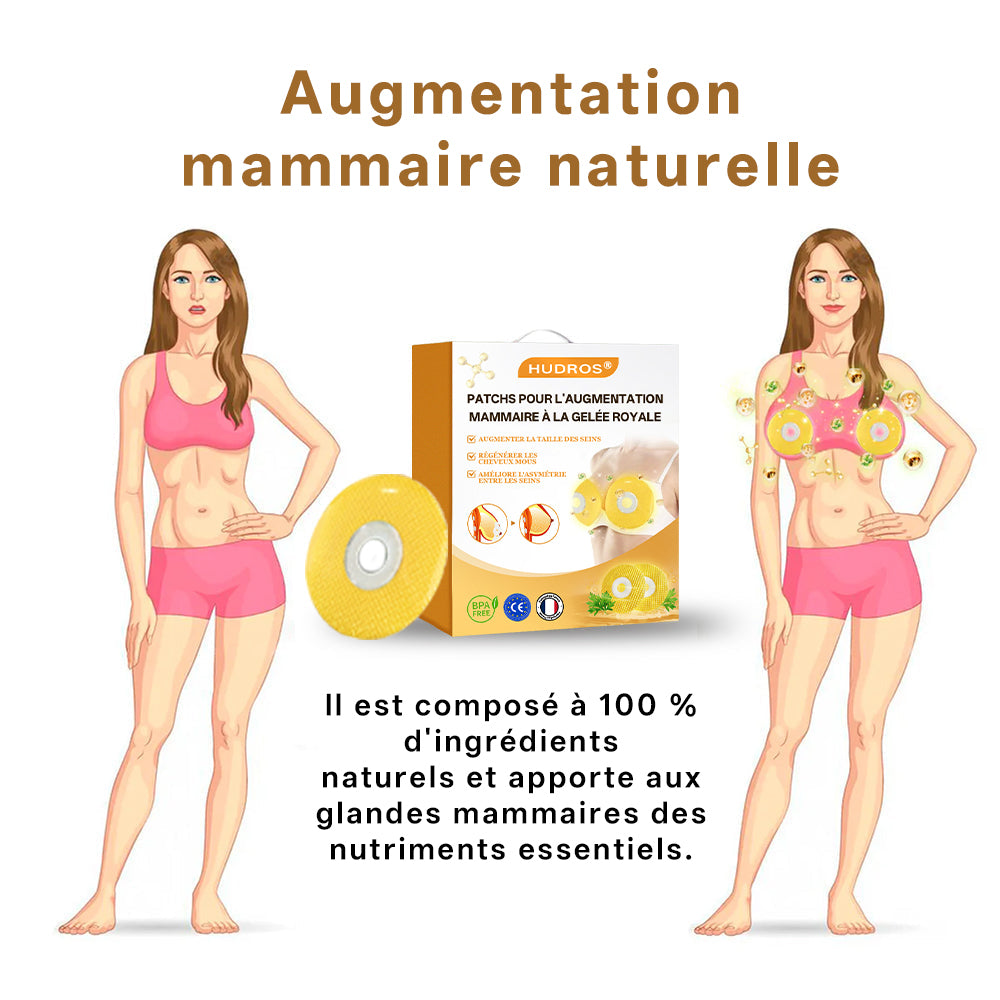 🏆【Boutique officielle】𝐇𝐔𝐃𝐑𝐎𝐒®🩰 Patch à la gelée royale pour l’augmentation mammaire sans danger lors de l’allaitement