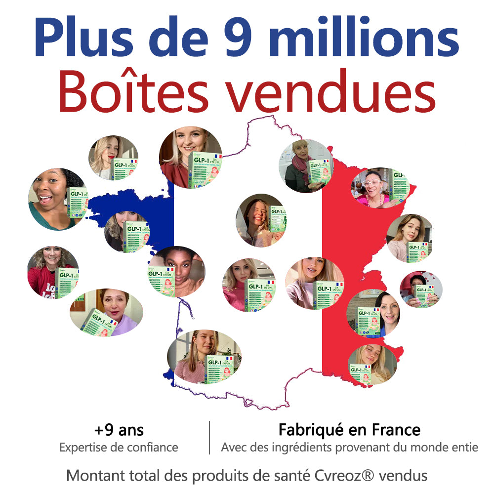 ❤️𝑩𝒐𝒖𝒕𝒊𝒒𝒖𝒆 𝒐𝒇𝒇𝒊𝒄𝒊𝒆𝒍𝒍𝒆 |𝐂𝐯𝐫𝐞𝐨𝐳® GLP-1 Liquide pour la santé 6 en 1 (Une seule dose par jour - resultats visibles des 7 jours)