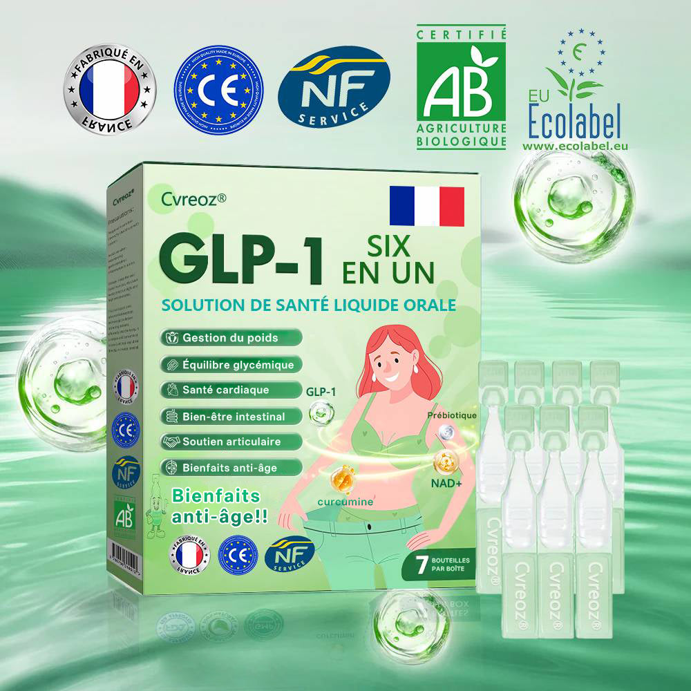 ❤️𝑩𝒐𝒖𝒕𝒊𝒒𝒖𝒆 𝒐𝒇𝒇𝒊𝒄𝒊𝒆𝒍𝒍𝒆 |𝐂𝐯𝐫𝐞𝐨𝐳® GLP-1 Liquide pour la santé 6 en 1 (Une seule dose par jour - resultats visibles des 7 jours)