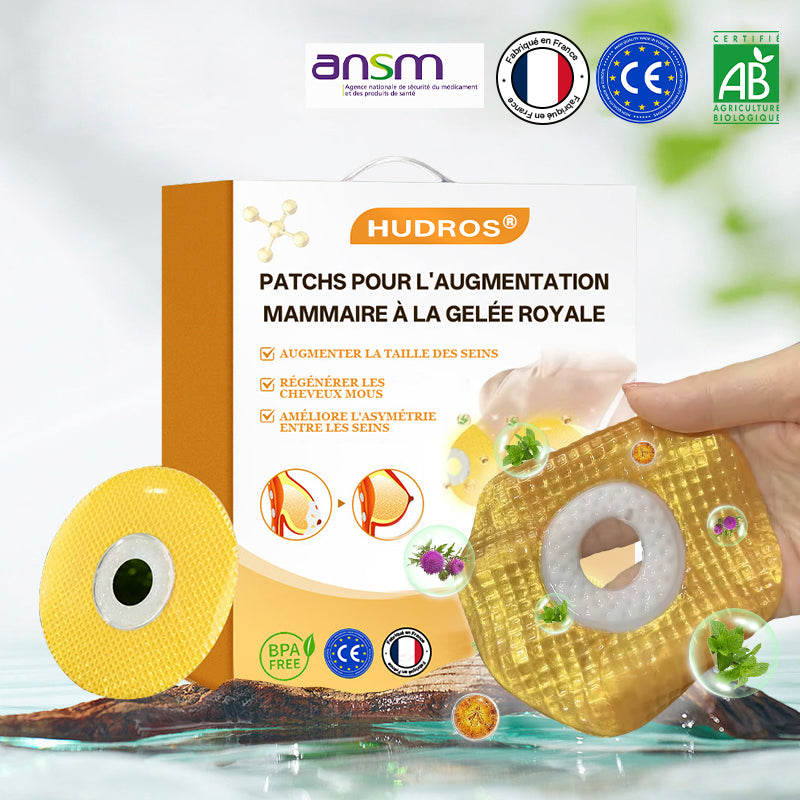 🏆【Boutique officielle】𝐇𝐔𝐃𝐑𝐎𝐒®🩰 Patch à la gelée royale pour l’augmentation mammaire sans danger lors de l’allaitement