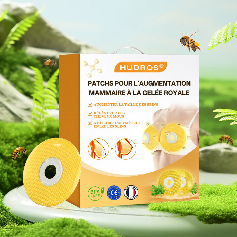 🏆【Boutique officielle】𝐇𝐔𝐃𝐑𝐎𝐒®🩰 Patch à la gelée royale pour l’augmentation mammaire sans danger lors de l’allaitement