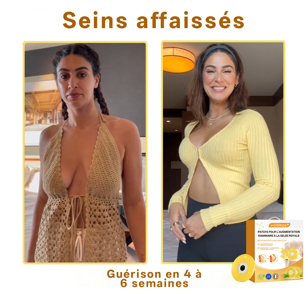 🏆【Boutique officielle】𝐇𝐔𝐃𝐑𝐎𝐒®🩰 Patch à la gelée royale pour l’augmentation mammaire sans danger lors de l’allaitement