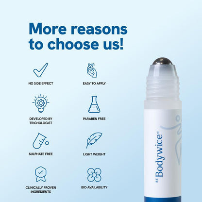 Be Bodywice Advanced Hair Growth Roll-On Serum(72%OFF🔥)